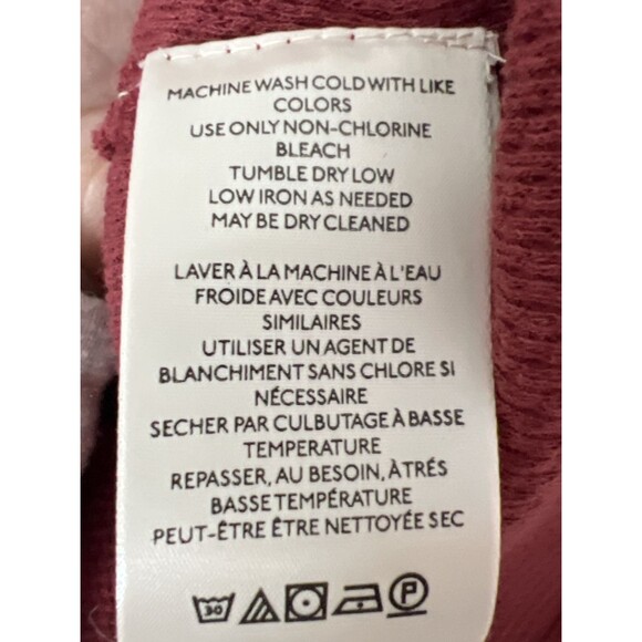 Free People Thermal Waffle Top Medium Red Jasper Square Neck A Little Unruly - Picture 5 of 12